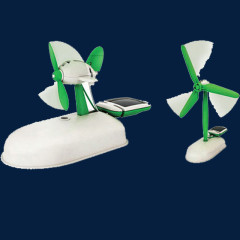 科技启蒙玩具发电风扇