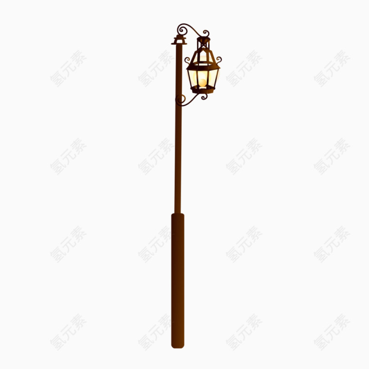 复古式的路灯