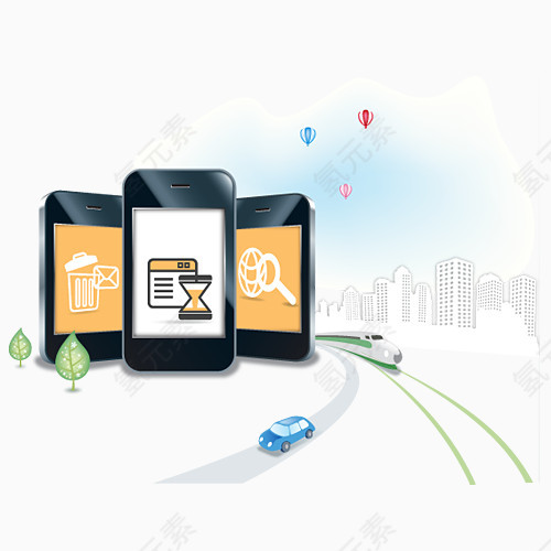 黑色现代数码产品