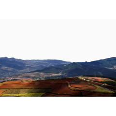 云南东川红土地风景