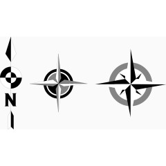 指南针方向辨别箭头