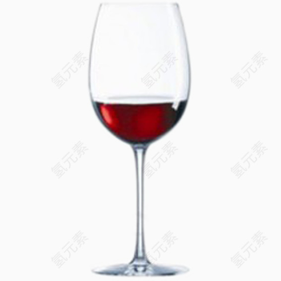 半杯酒红酒杯