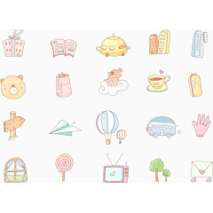 可爱母婴童装装饰元素合集