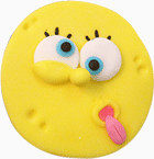 黄色巧克力蛋糕调皮