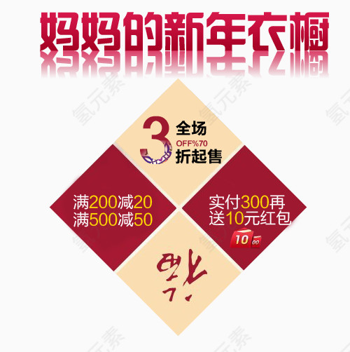 妈妈装淘宝字体排版