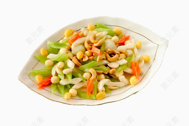 虾仁黄豆鱿鱼丝