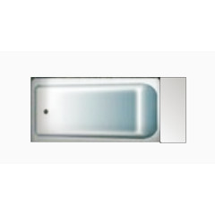 户型图彩平图长方形浴缸洗澡盆