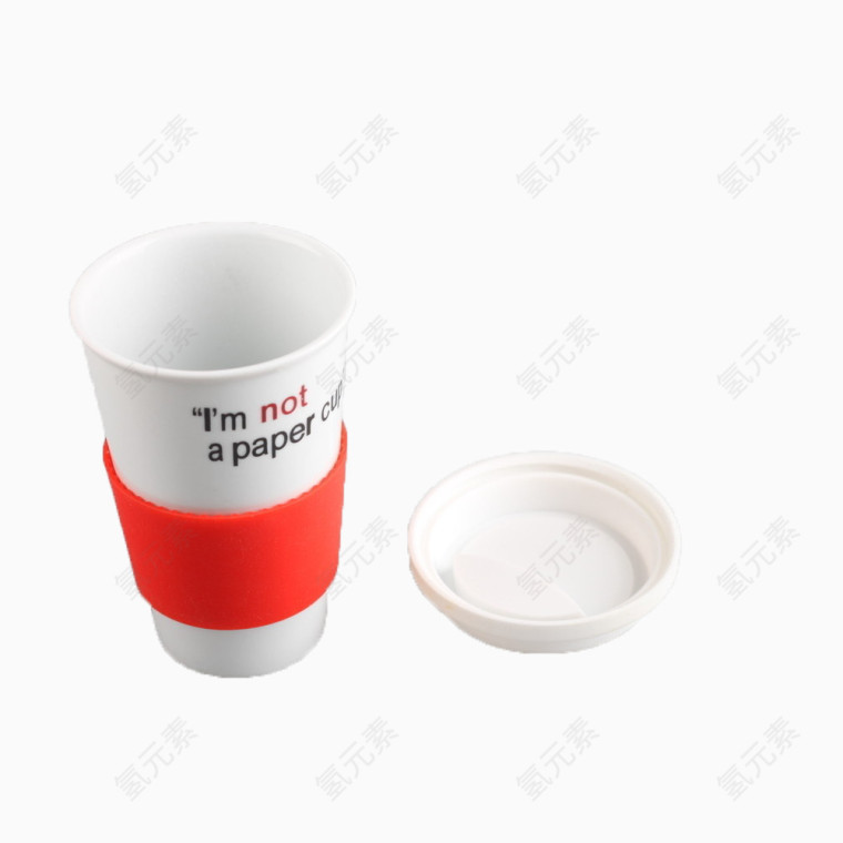 白色咖啡杯简便咖啡杯