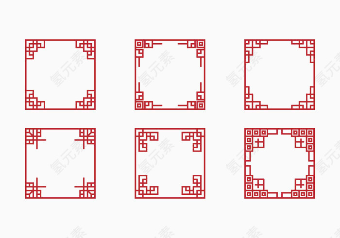 日本平面向量边框