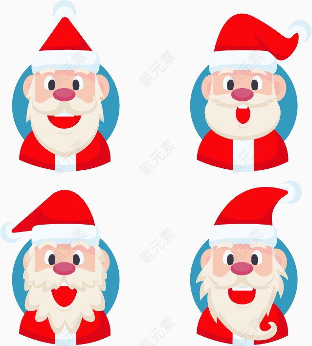 圣诞老人的头像