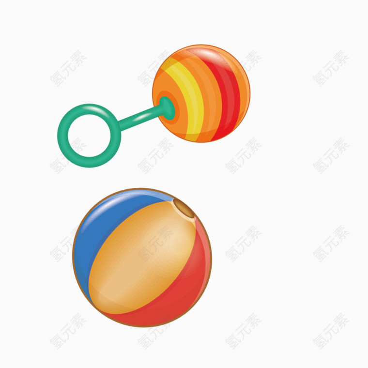 矢量玩具球