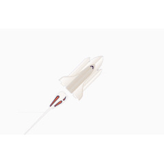 卡通简笔画火箭