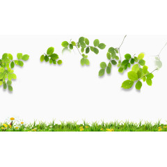 春天生机花园装饰元素