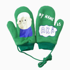 日系韩国小和尚挂脖手套