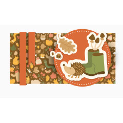 刺猬卡通矢量素材