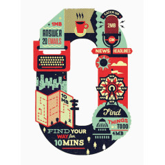 创意设计-数字0