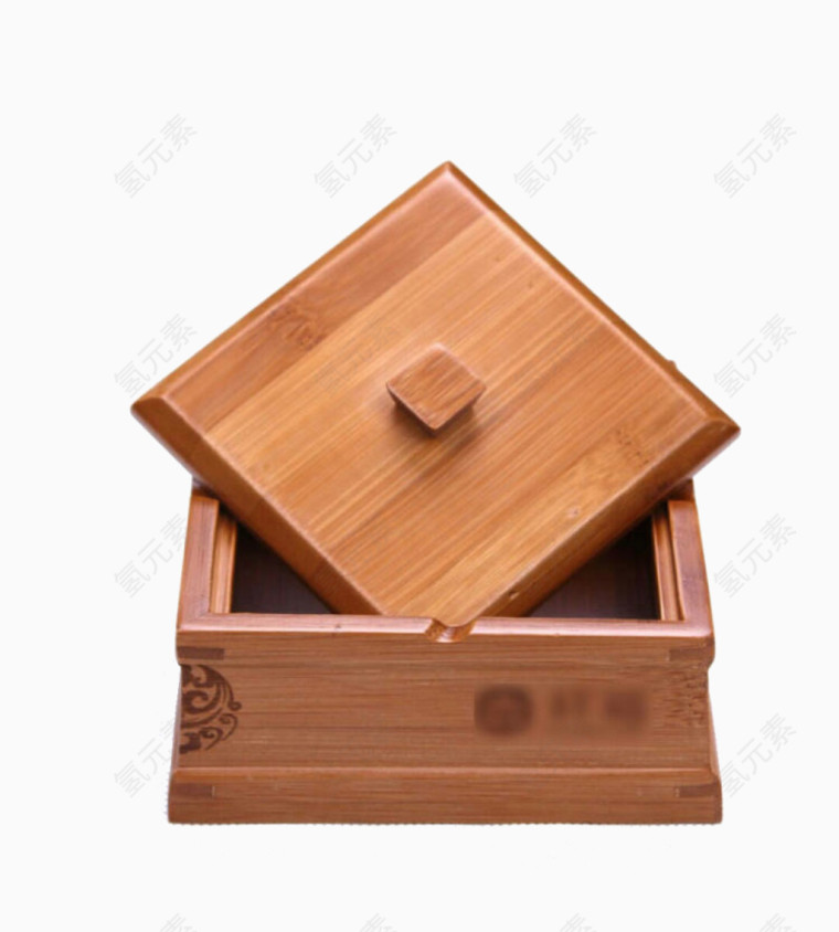 纯木头烟灰盒