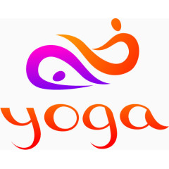 矢量个性瑜伽LOGO设计素材