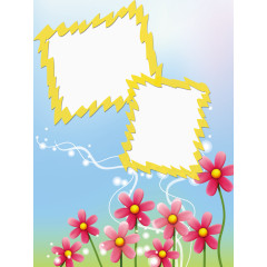 相册照片边框模板元素