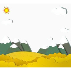 小山插画背景图案