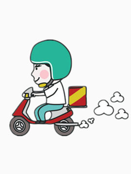 送外卖的孩子