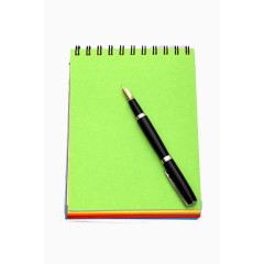 钢笔和笔记本高清素材