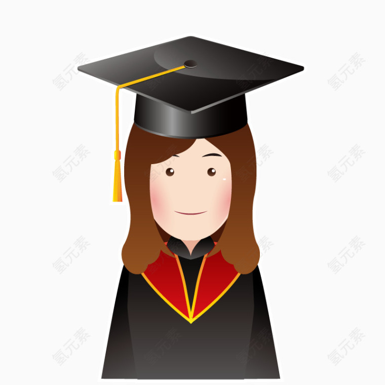矢量学士博士高清免费素材