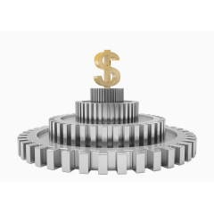 金融金钱齿轮素材