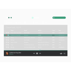 播放器界面设计