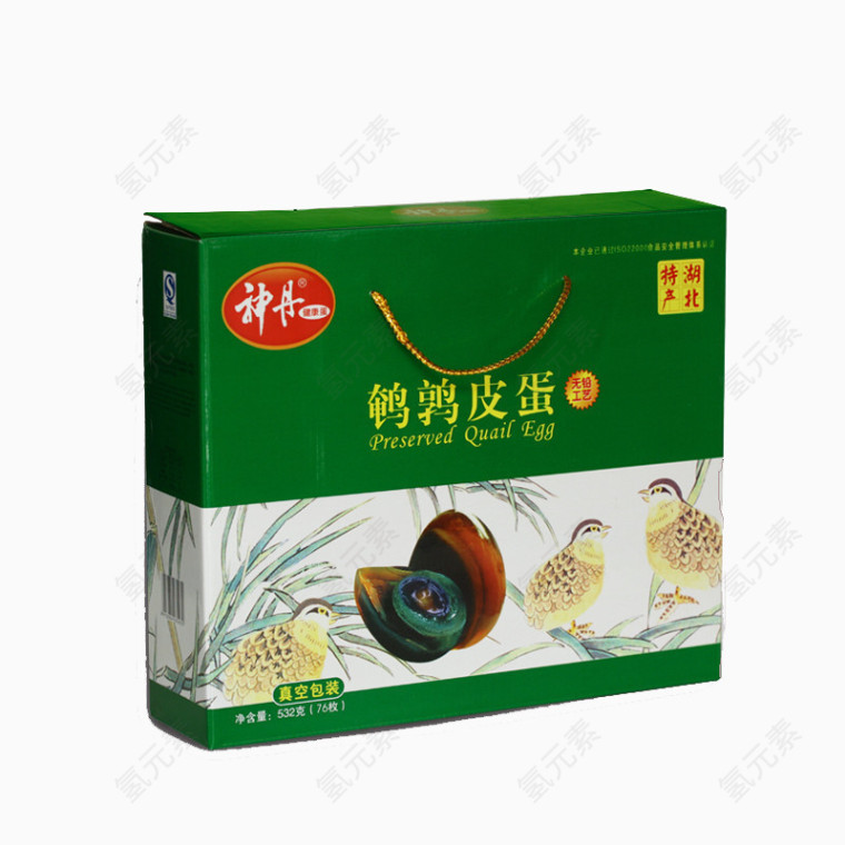 神丹无铅鹌鹑松花皮蛋