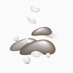 创意可爱鹅卵石