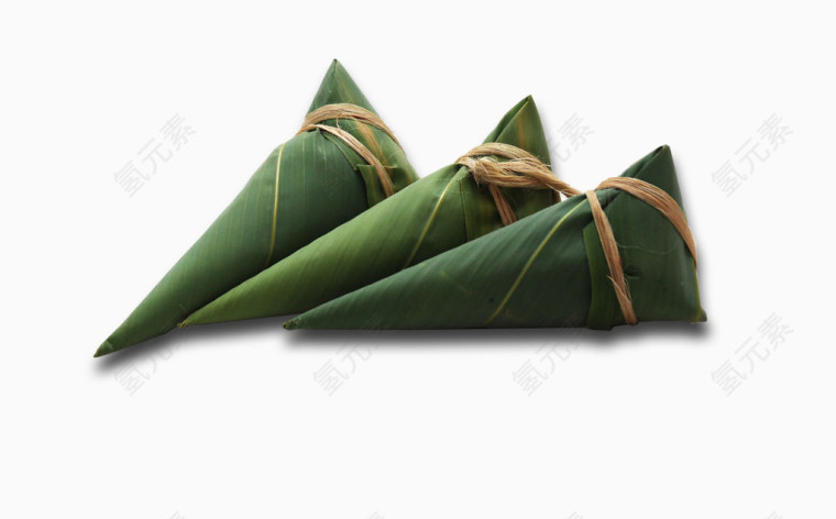 端午节 粽子 节日元素 绿色食品