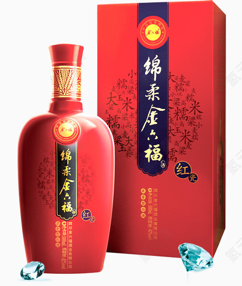 金六福酒瓶子