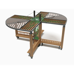 现代感的花园凉亭设计风格