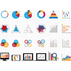 矢量基础图表数据