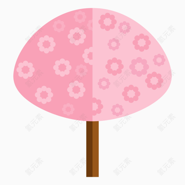 粉色大树