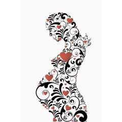 孕妇花纹
