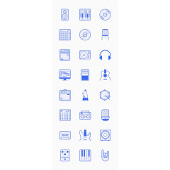 音乐艺术类图标