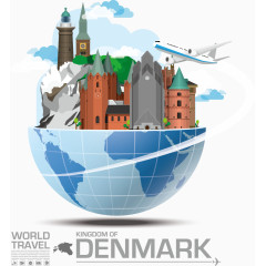 装饰丹麦景点建筑