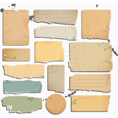 精美撕纸效果设计矢量素材