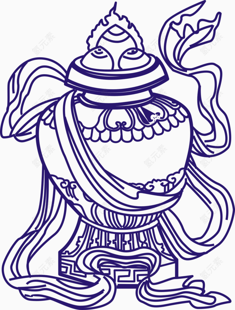 吉祥物塔鼎