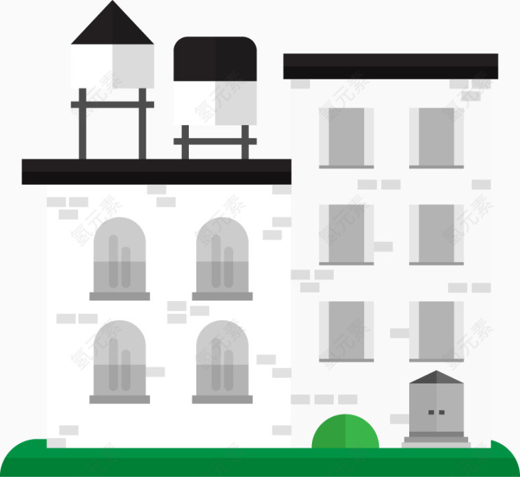 黑白建筑设计