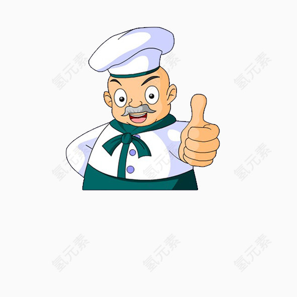 卡通厨师