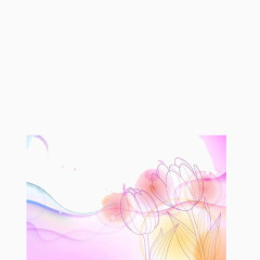 粉色梦幻花纹