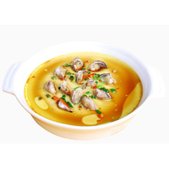 蛤蜊蒸蛋免抠素材