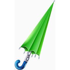 绿色卡通雨伞