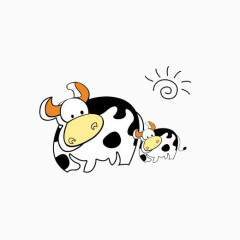 牛妈妈和牛宝宝