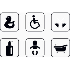 卫生间用品图标