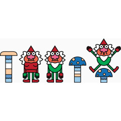 矢量图马戏表演