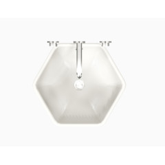 户型图彩平图六角形洁具洗手盆